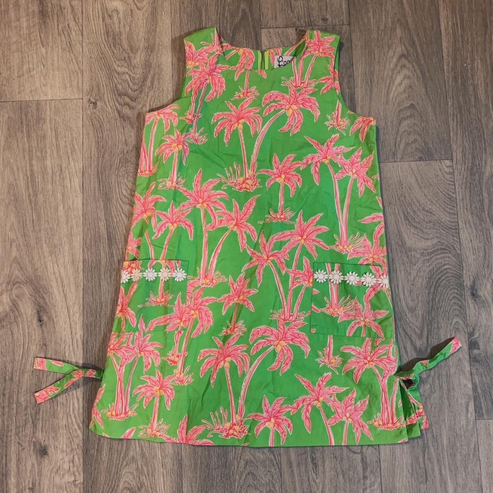 Lilly Pulitzer palm tree shift dress
